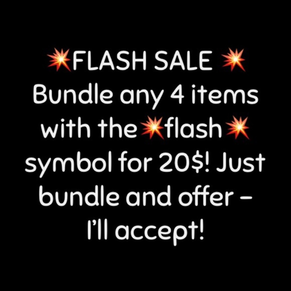 FLASH SALE 💥 4 for $20!!